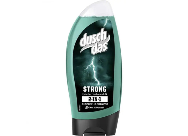 Showerdas Starkes 2-in-1 Duschgel & Shampoo, 250ml, Effektive Reinigung TK Gruppe® Grosshandel 