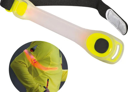 Sicherheits-LED-Armband Pittsburgh - Gelb, sichtbar und zuverlässig für Outdoor-Aktivitäten TK Gruppe® Grosshandel 