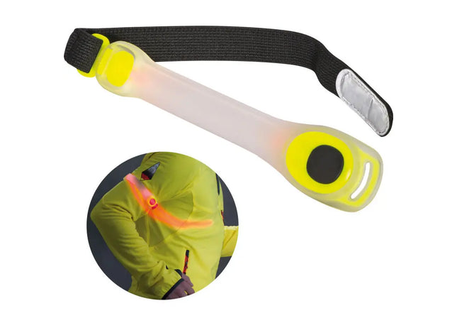 Sicherheits-LED-Armband Pittsburgh - Gelb, sichtbar und zuverlässig für Outdoor-Aktivitäten TK Gruppe® Grosshandel 
