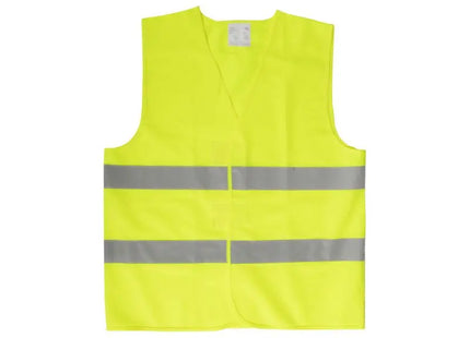 Sichtbare Visibo Warnweste, Größe M - Neon-Gelb Reflektierende Sicherheitsweste für optimalen Schutz TK Gruppe® Grosshandel 