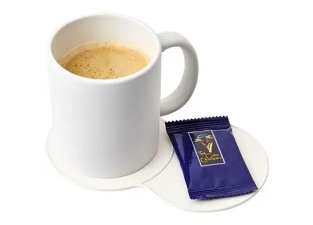 Sidekick Kunststoffuntersetzer - Weiß: Stilvoll, langlebig, rutschfest, vielseitig, hitzebeständig TK Gruppe® Grosshandel 