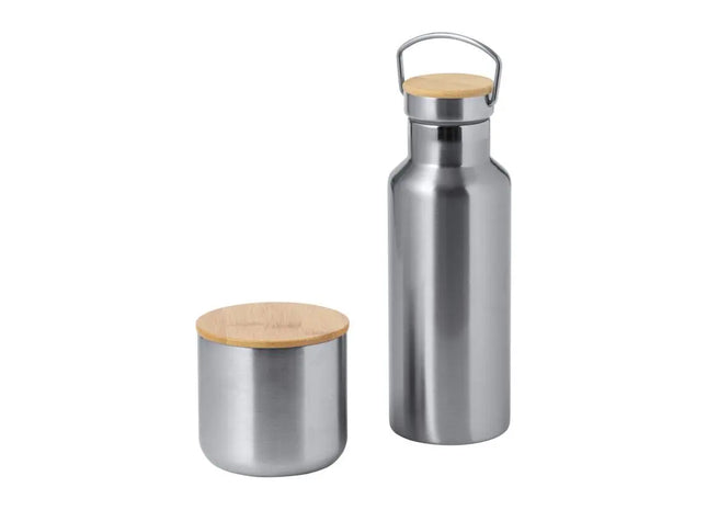 Silber Debris Premium Isolier-Getränkebehälterset TK Gruppe® Grosshandel 