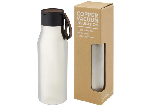 Silber Ljungan 500ml Vakuum-Isolierflasche mit PU-Band TK Gruppe® Grosshandel 
