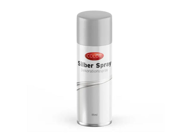 Silberfarbenes Dekorationsspray für Glanz & Veredelung, Metall-Effekt, 250ml TK Gruppe® Grosshandel 