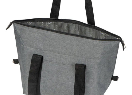 Silbergraue Polyester Cooler Bag: Stilvoll, Praktisch, Vielseitig - Kühlung für Unterwegs TK Gruppe® Grosshandel 