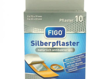 Silberhaltige Wundpflaster, Latexfrei, 10er-Pack - Fortschrittliche Heilungsunterstützung TK Gruppe® Grosshandel 