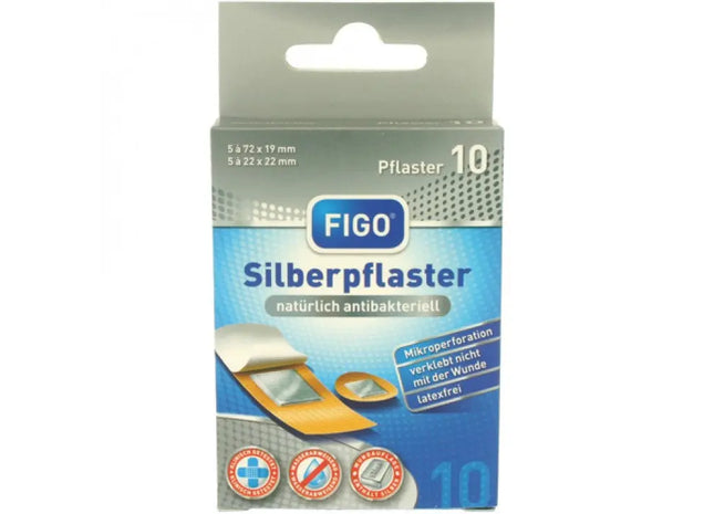 Silberhaltige Wundpflaster, Latexfrei, 10er-Pack - Fortschrittliche Heilungsunterstützung TK Gruppe® Grosshandel 