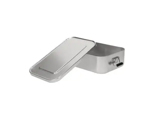 Silberne Aluminium Vorratsdose - Hochwertige Aufbewahrungsdose für Küche & Haushalt TK Gruppe® Grosshandel 