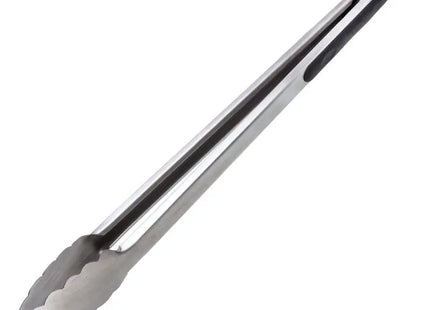 Silberne Grillzange RE98-ALTEMERA, Edelstahl BBQ-Zange, robustes Grillwerkzeug TK Gruppe® Grosshandel 