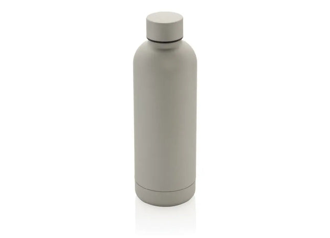 Silberne Impact Vakuumflasche, nachhaltig aus RCS-Recyclingstahl TK Gruppe® Grosshandel 