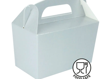 Silberne Lunchbox, kompakt und robust, 12L x 7B x 6H cm, ideal für Schule und Büro TK Gruppe® Grosshandel 