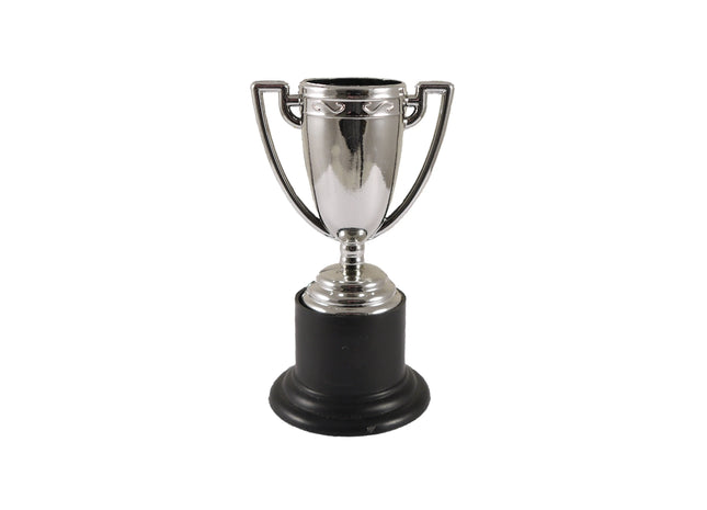 Silberne Mini-Trophäe, 10 cm, hochwertig und langlebig, ideal für Auszeichnungen und Geschenke TK Gruppe® Grosshandel 
