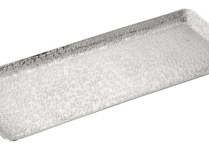 Silberne Schale, strukturiert, Stil 2, Mittel, ca. 35cmB - Elegantes Serviergeschirr! TK Gruppe® Grosshandel 