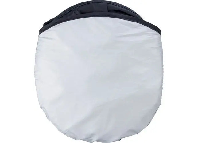 Silberne Sonnenblende aus 170T-Polyester, UV-Schutz & Faltbar TK Gruppe® Grosshandel 