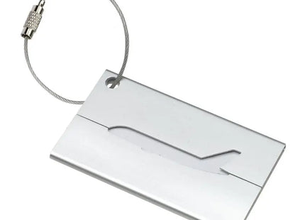 Silberner Gepäckanhänger RE98-LENEXA – Stilvoll & Sichtbar TK Gruppe® Grosshandel 