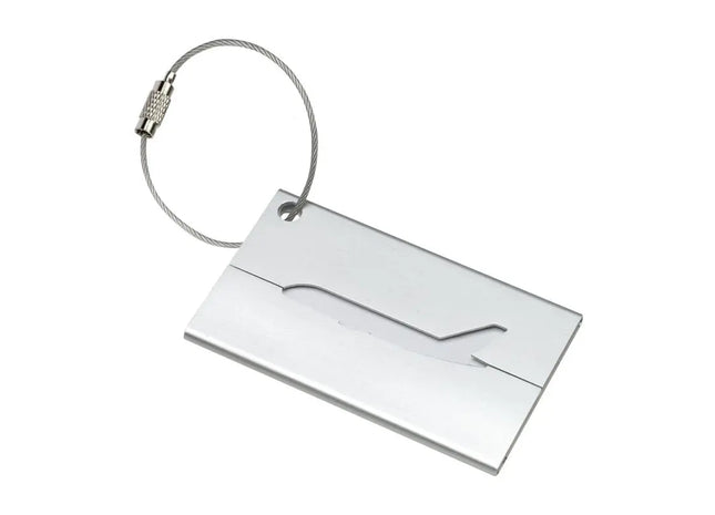 Silberner Gepäckanhänger RE98-LENEXA – Stilvoll & Sichtbar TK Gruppe® Grosshandel 