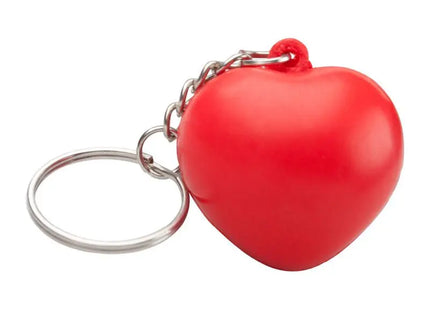 Silene Entspannungsball Rot mit Schlüsselring – Stressabbau Spielzeug TK Gruppe® Grosshandel 