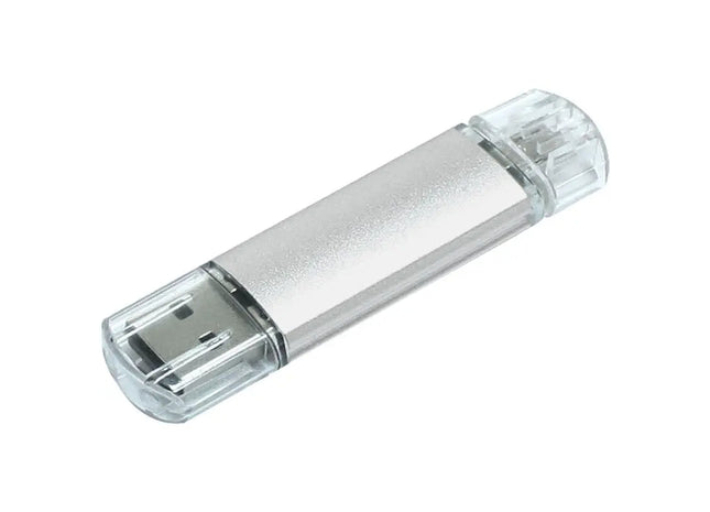 Silicon Valley Mobiler USB-Speicherstick - Silber - 1GB TK Gruppe® Grosshandel 