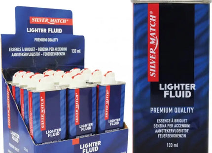 Silver Match Hochwertiges Feuerzeugbenzin, 133ml - Effizientes Nachfüllen TK Gruppe® Grosshandel 