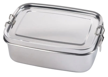 Silver STRONG BREAK Stainless Steel Lunchbox - Durable, Sleek, Eco-Friendly Food Container TK Gruppe® Grosshandel 