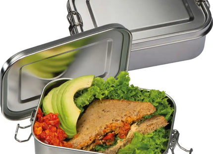 Sint-Truiden Lunchbox in Silver Grey - Sleek, Lightweight, Durable Food Storage Solution TK Gruppe® Grosshandel 