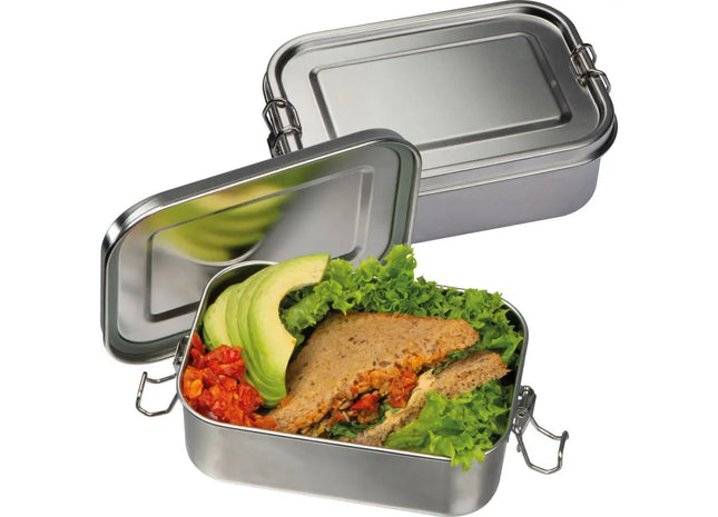 Sint-Truiden Lunchbox in Silver Grey - Sleek, Lightweight, Durable Food Storage Solution TK Gruppe® Grosshandel 