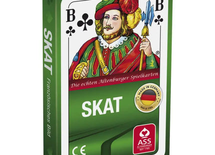 Skat Kartenset, 33 Blatt in Faltschachtel - Klassisches deutsches Kartenspiel TK Gruppe® Grosshandel 