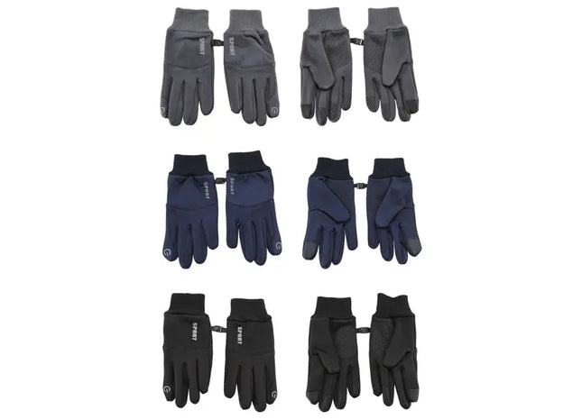 Skihandschuhe mit Touchfunktion, 3er-Pack – Ideal für Wintersport TK Gruppe® Grosshandel 