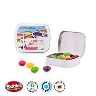 Skittles Kaubonbons in Klappdose – Bunter Naschspaß für Zwischendurch TK Gruppe® Grosshandel 