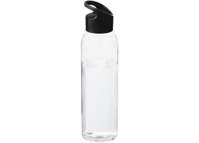 Sky Colour-Pop Tritan™ Sportflasche 650ml in Schwarz-Transparent - Modern und Robust TK Gruppe® Grosshandel 