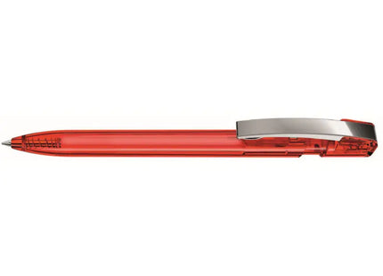 Sky Transparent M Druckkugelschreiber - Rot - Stilvoll & Präzise TK Gruppe® Grosshandel 