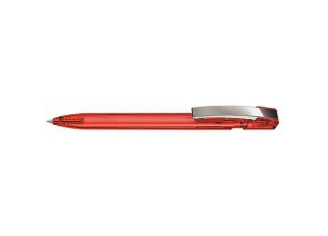 Sky Transparent M Druckkugelschreiber - Rot - Stilvoll & Präzise TK Gruppe® Grosshandel 