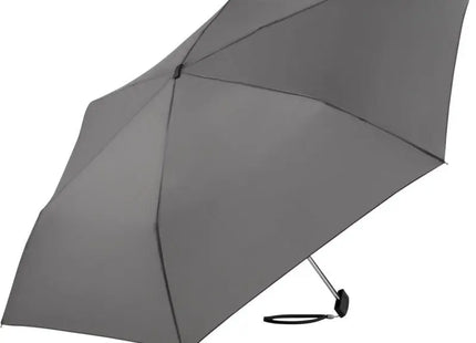SlimLite Adventure Mini-Taschenschirm - Grau, Leicht und Kompakt für unterwegs TK Gruppe® Grosshandel 