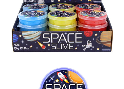 Slime Space 40g, 7cm x 2cm - Verschiedene Farben, Weltraum-Themen Schleim TK Gruppe® Grosshandel 