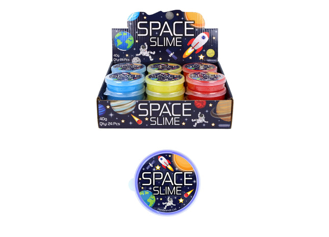 Slime Space 40g, 7cm x 2cm - Verschiedene Farben, Weltraum-Themen Schleim TK Gruppe® Grosshandel 