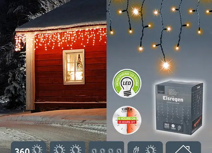 Smart LED Fairy Lights, 400 LEDs, 40m, App-Controlled, Versatile Lighting TK Gruppe® Grosshandel 