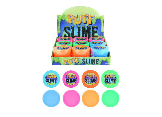 Smart Puff Slime, 30 g, 8 cm x 3 cm, verschiedene Farben – Packung mit 4 interaktiven Schleimen TK Gruppe® Grosshandel 