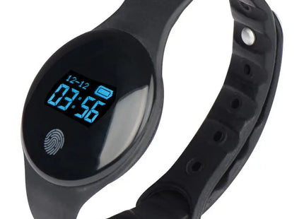 Smartes Fitness Armband aus Silikon in Schwarz – Technologie trifft auf Komfort TK Gruppe® Grosshandel 