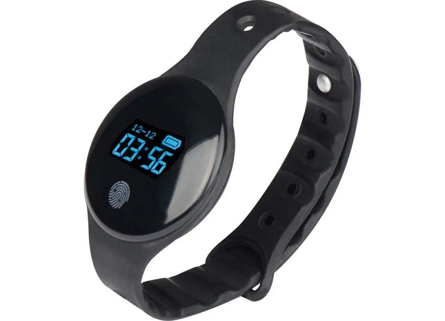 Smartes Fitness Armband aus Silikon in Schwarz – Technologie trifft auf Komfort TK Gruppe® Grosshandel 