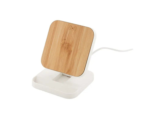 Rabso Kabelloses Ladegerät/Smartphone-Halter - Weiß-Natur TK Gruppe® Grosshandel 