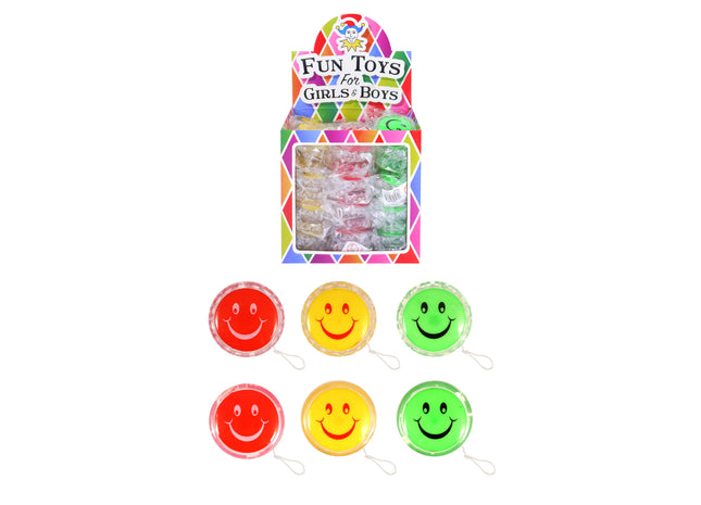 Smile Kreisel, 4,8 cm, 3 verschiedene Farben TK Gruppe® Grosshandel 