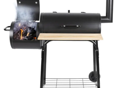 Smoker Grill 104x58x114cm Infrarot - Großer BBQ-Smoker für das Kochen im Freien TK Gruppe® Grosshandel 