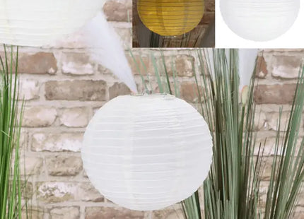 Snowy Paper Lantern: Small, Approx. 25cmD - SEO-Optimized Listing for Enhanced Visibility TK Gruppe® Grosshandel 