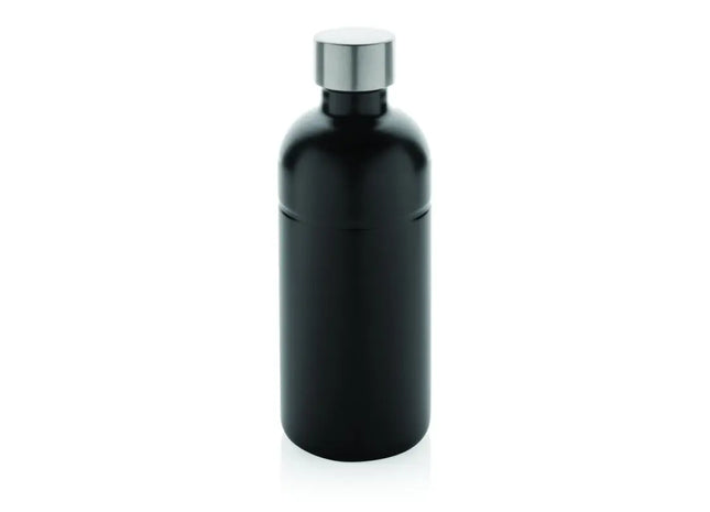 Soda Schwarze Edelstahl-Trinkflasche, RCS-zertifiziert, 500ml TK Gruppe® Grosshandel 