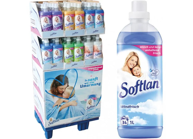 Softlan Ultra Softening Fabric Conditioner, 1 Liter - Provides 144 Loads of Lasting Freshness TK Gruppe® Grosshandel 