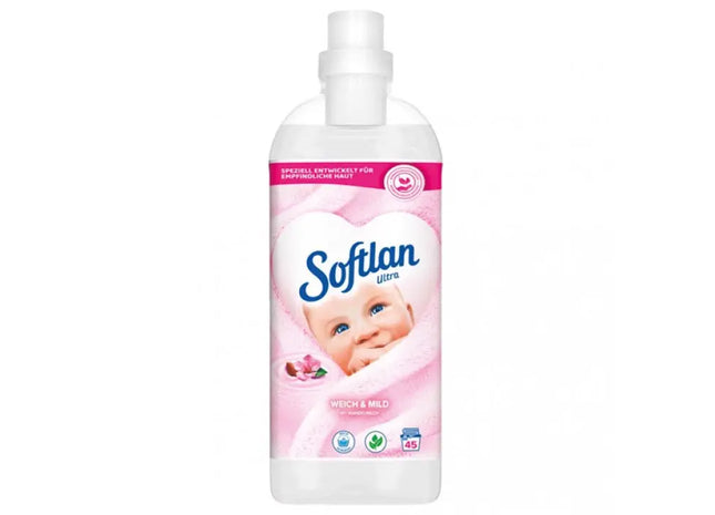 Softlan Weich & Mild Weichspüler, 1 Liter: Sanfte Pflege für Empfindliche Haut TK Gruppe® Grosshandel 
