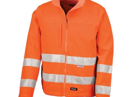 Softshell-Jacke 'High Vis', Wetterfest und Hochsichtbar TK Gruppe® Grosshandel 