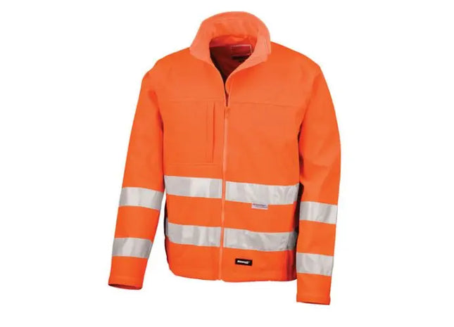 Softshell-Jacke 'High Vis', Wetterfest und Hochsichtbar TK Gruppe® Grosshandel 