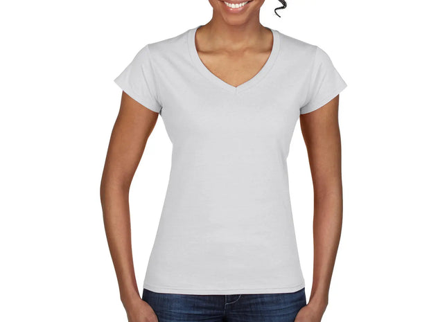 Softstyle Women`s V-Neck T-Shirt TK Gruppe® Grosshandel 