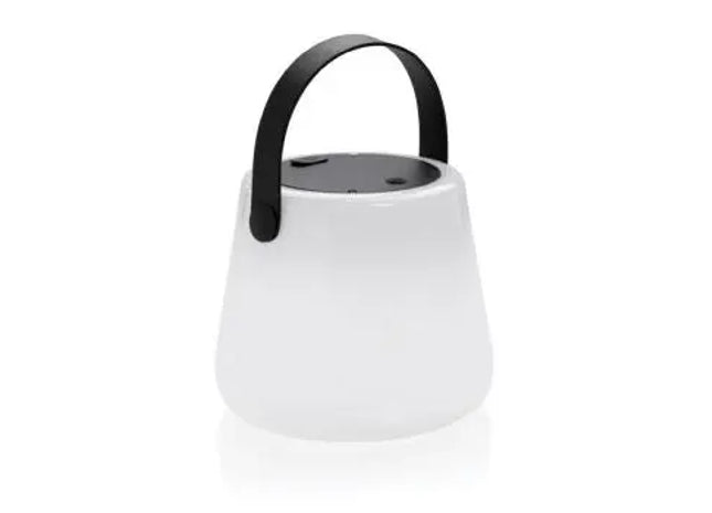 SolarGlow Außenleuchte USB - Weiß, Aus Recyceltem RCS Kunststoff TK Gruppe® Grosshandel 